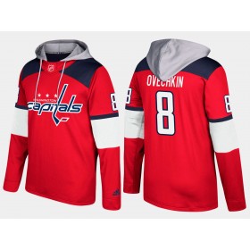 Herren Washington Capitals Alex Ovechkin 8 N001 Pullover Hooded Sweatshirt
